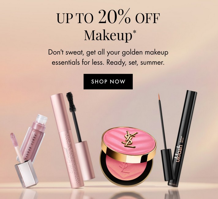 Up to 20% off Makeup at Sephora UK + Free Gifts Up to 20% off Makeup at Sephora UK + Free Gifts