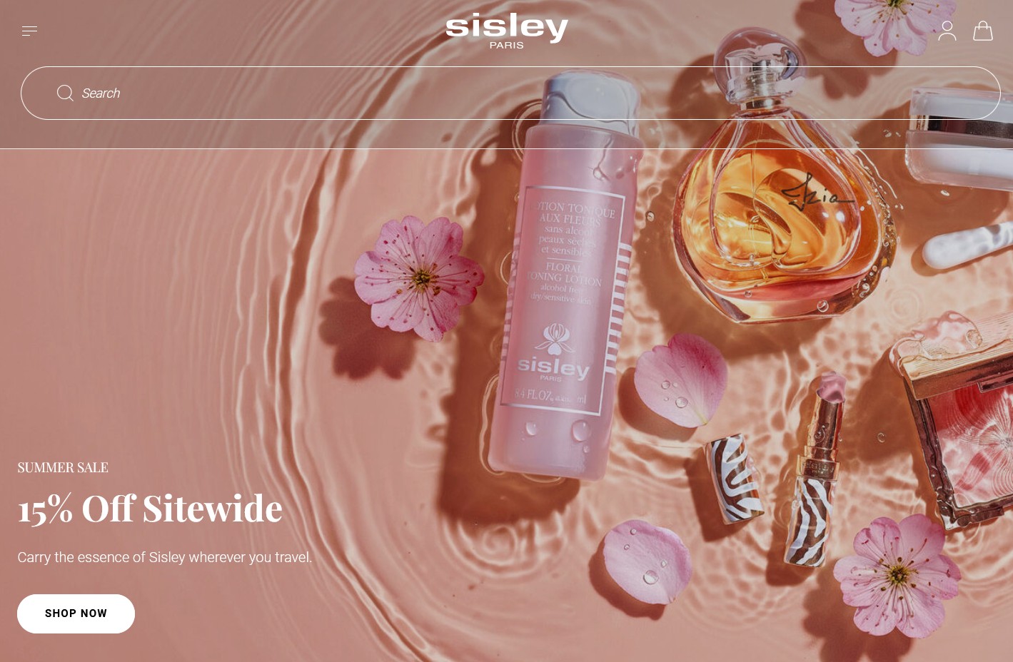 15% off sitewide at Sisley 15% off sitewide at Sisley