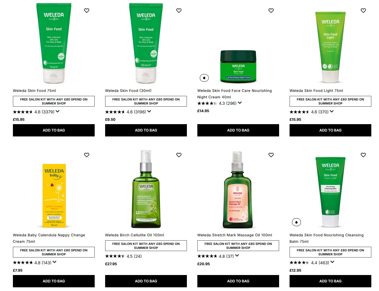 20% off Weleda at Cult Beauty 20% off Weleda at Cult Beauty