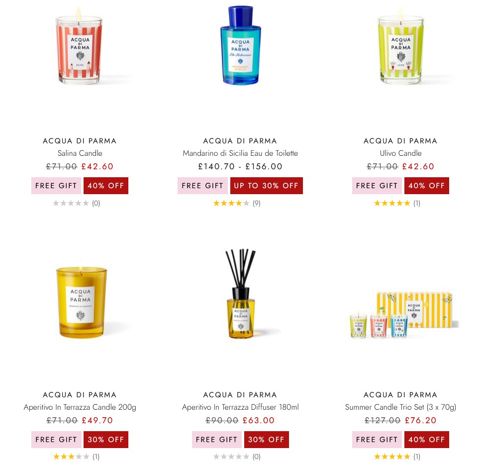 Up to 40% off Acqua Di Parma at Space NK Up to 40% off Acqua Di Parma at Space NK