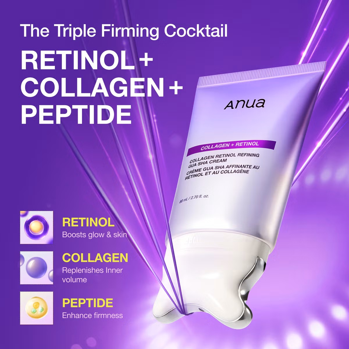 Anua Collagen Retinol Refining Gua Sha Cream Anua Collagen Retinol Refining Gua Sha Cream