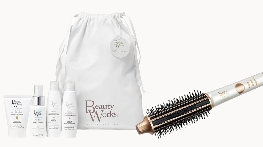 Beauty Works XXL Hot Brush & Mini Haircare Set Beauty Works XXL Hot Brush & Mini Haircare Set