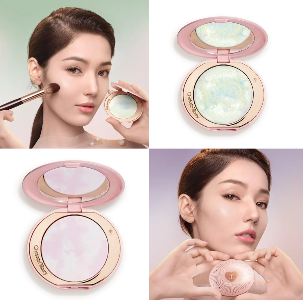 Charlotte Tilbury Airbrush Flawless Soft Light Powder in Lavender Veil and Mint Veil Charlotte Tilbury Airbrush Flawless Soft Light Powder in Lavender Veil and Mint Veil