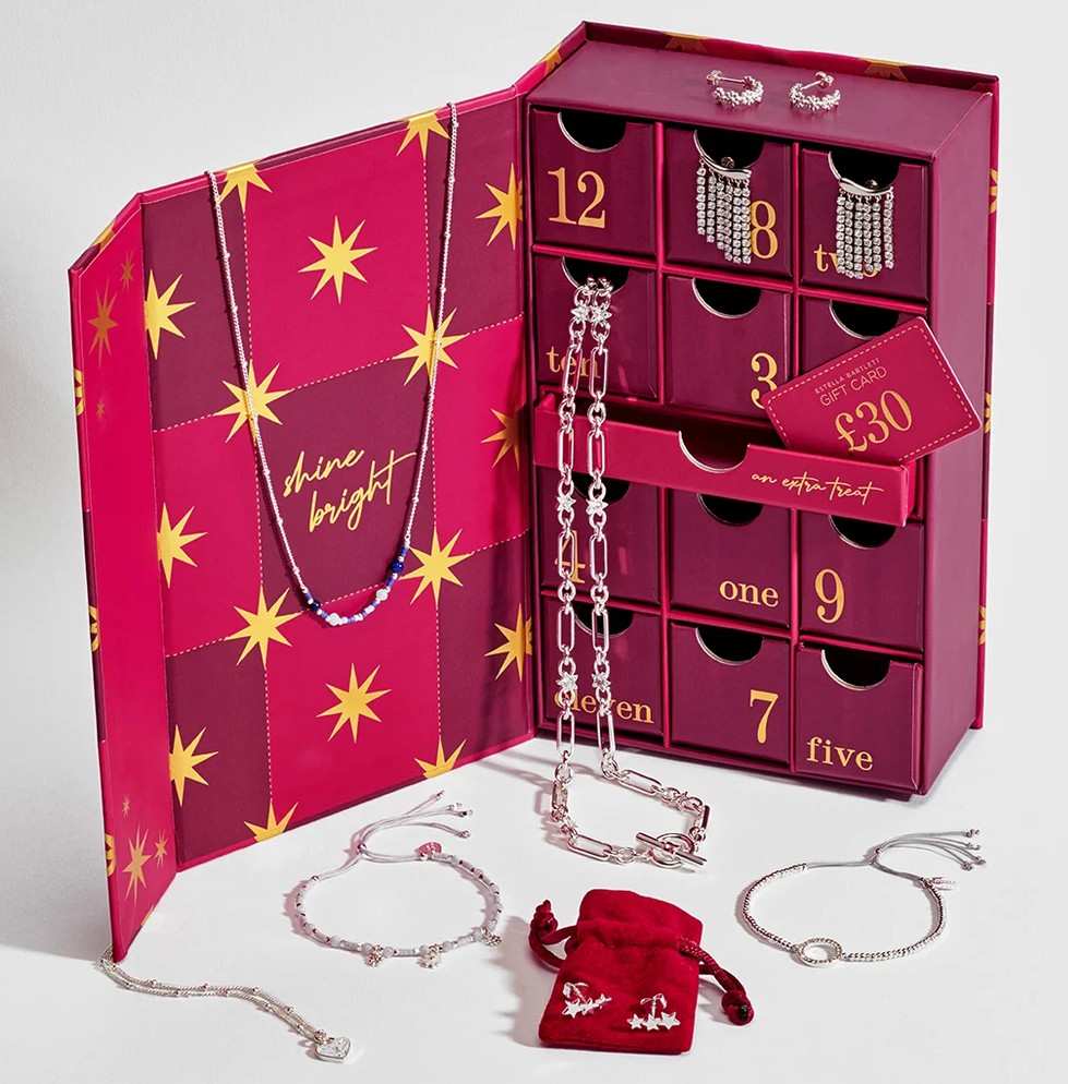 Estella Bartlett 12-Day Silver Jewellery Advent Calendar Estella Bartlett 12-Day Silver Jewellery Advent Calendar