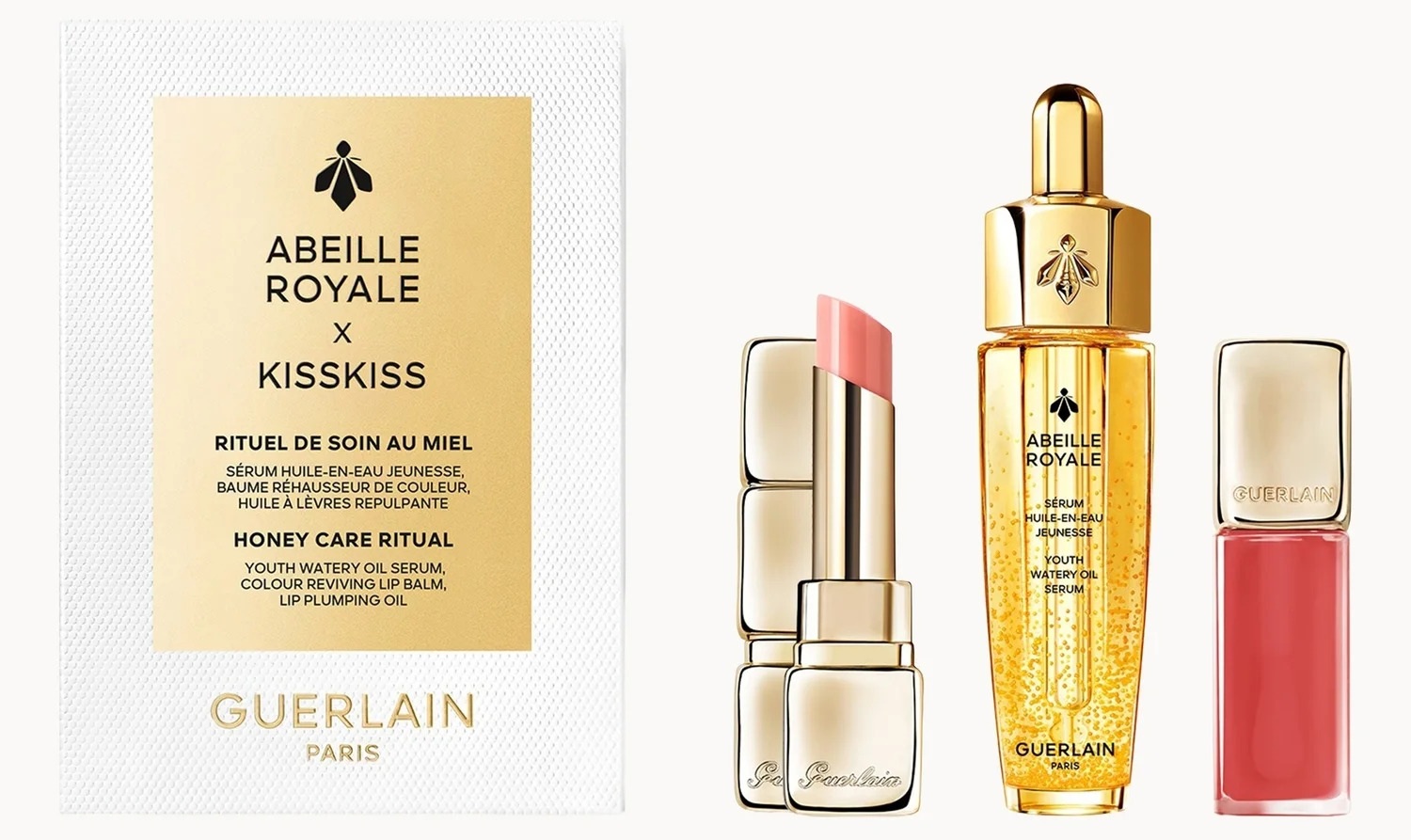 GUERLAIN Abeille Royale x KissKiss Honey Ritual GUERLAIN Abeille Royale x KissKiss Honey Ritual