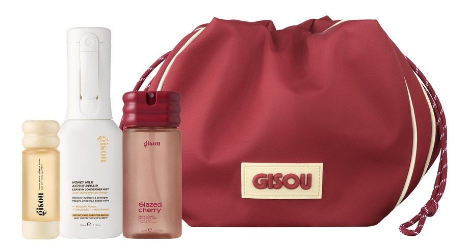 Gisou Glazed Cherry Summer Essentials Bundle Gisou Glazed Cherry Summer Essentials Bundle