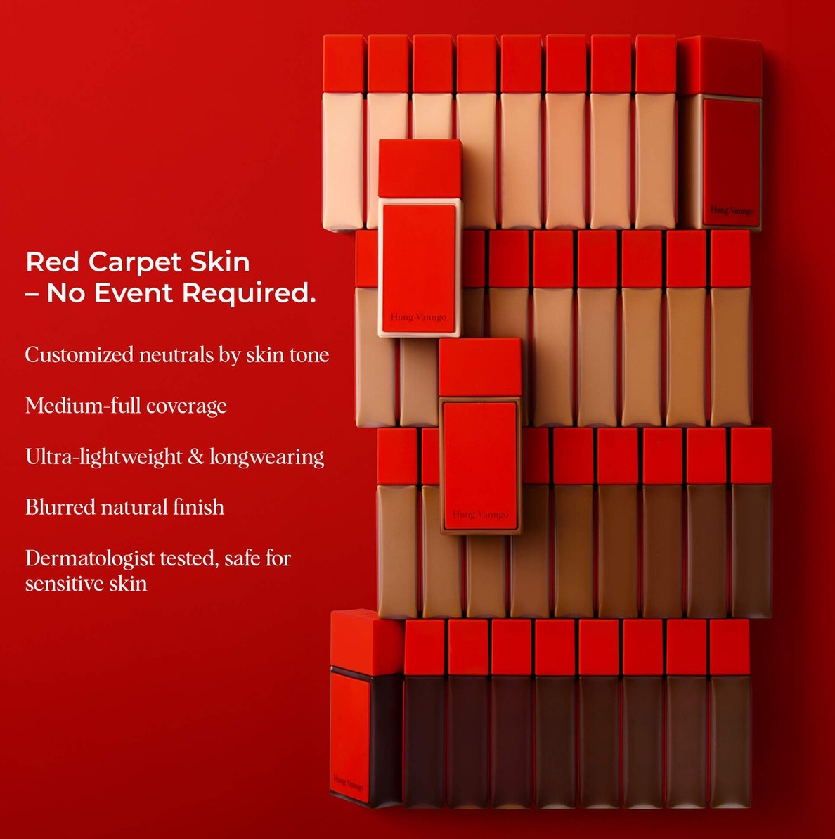 HUNG VANNGO BEAUTY Red Carpet Skin Luminous Longwear Serum Foundation HUNG VANNGO BEAUTY Red Carpet Skin Luminous Longwear Serum Foundation