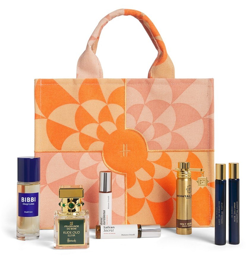 Harrods of London Scent Seeker Tote Bag Gift Set Harrods of London Scent Seeker Tote Bag Gift Set