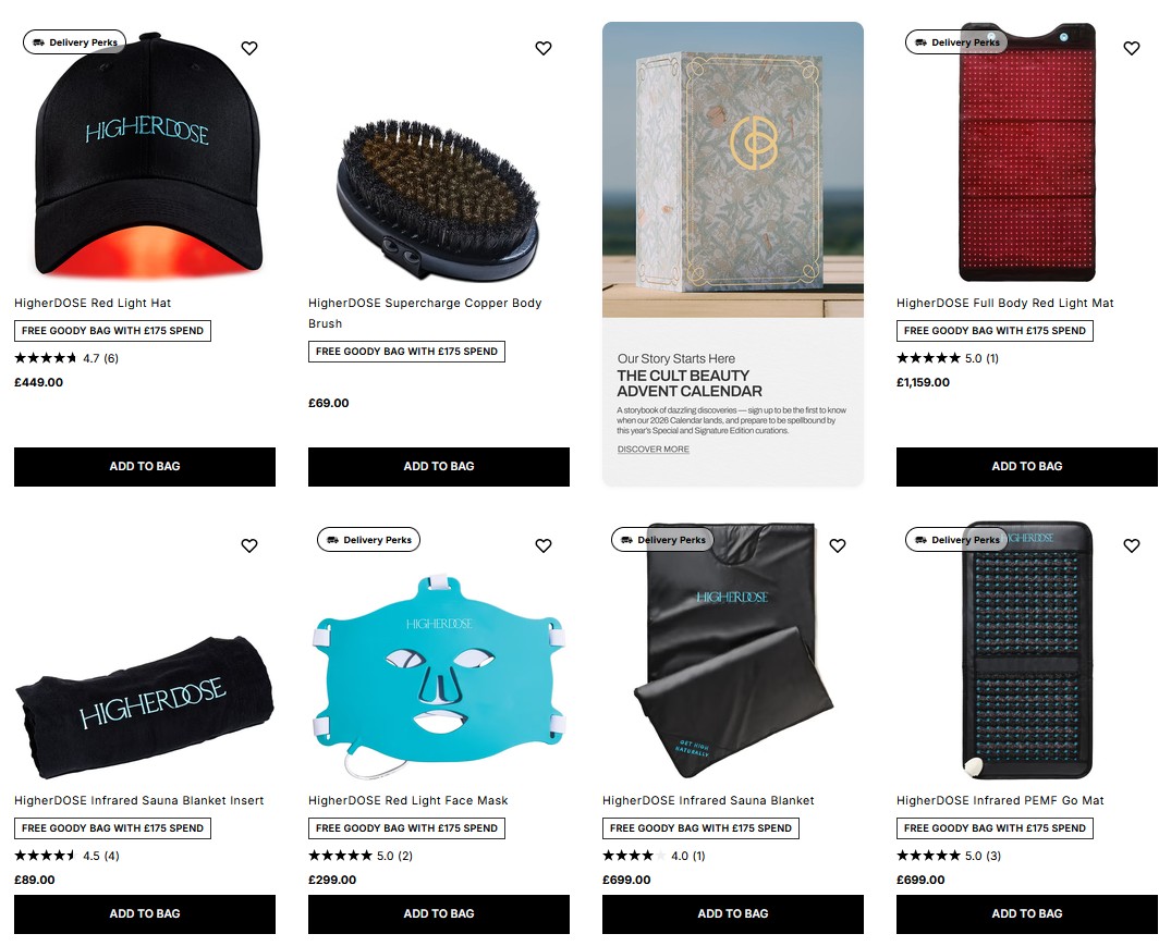 20% off HigherDOSE at Cult Beauty 20% off HigherDOSE at Cult Beauty