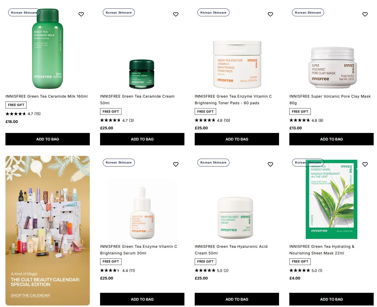 20% off INNISFREE at Cult Beauty with code BDCB 20% off INNISFREE at Cult Beauty with code BDCB