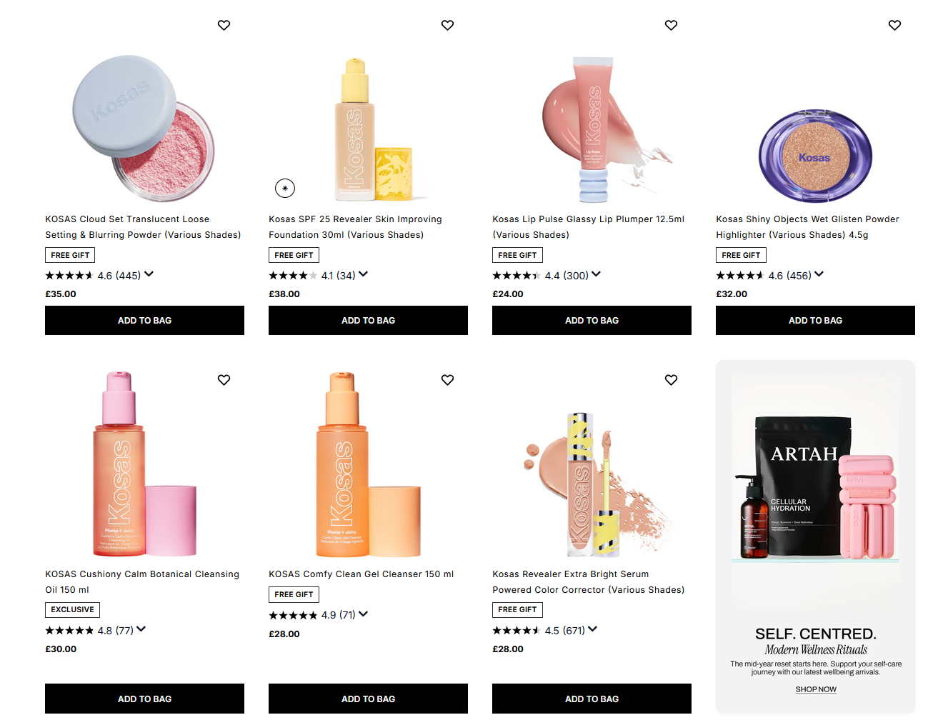 20% off Kosas at Cult Beauty 20% off Kosas at Cult Beauty