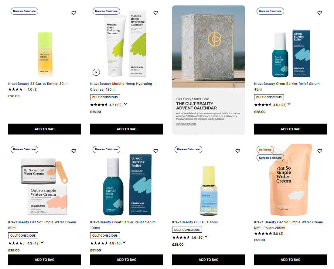20% off KraveBeauty at Cult Beauty 20% off KraveBeauty at Cult Beauty