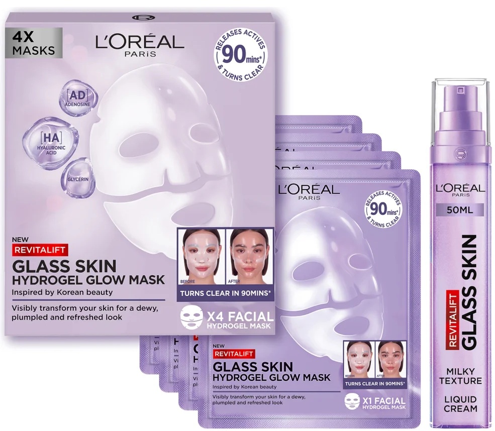 L'Oréal Paris Revitalift Filler Glass Skin Bundle L'Oréal Paris Revitalift Filler Glass Skin Bundle