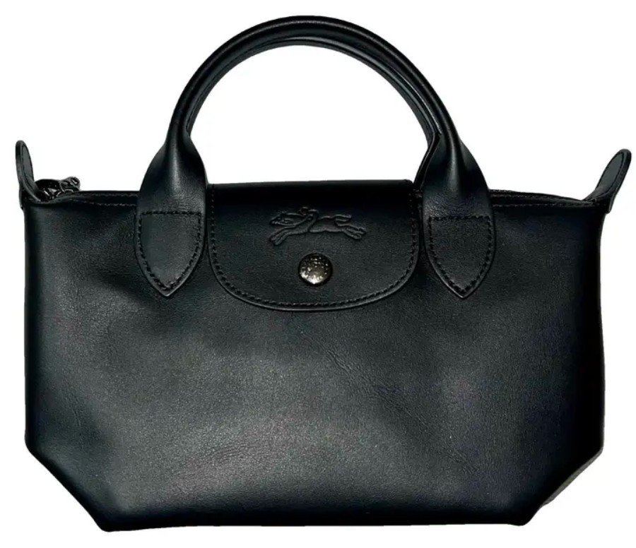 Longchamp Pliage leather handbag Longchamp Pliage leather handbag