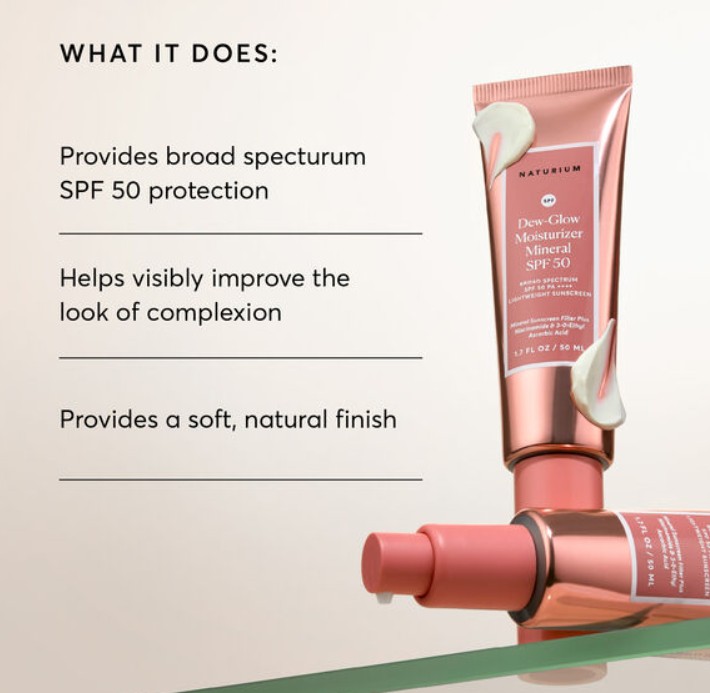 NATURIUM Dew-Glow Moisturiser Mineral SPF 50 NATURIUM Dew-Glow Moisturiser Mineral SPF 50