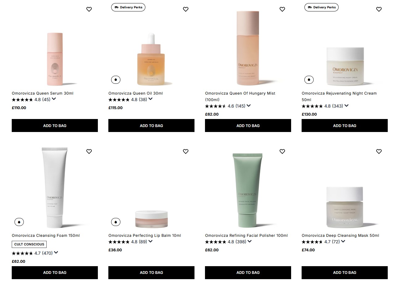 20% off Omorovicza at Cult Beauty 20% off Omorovicza at Cult Beauty