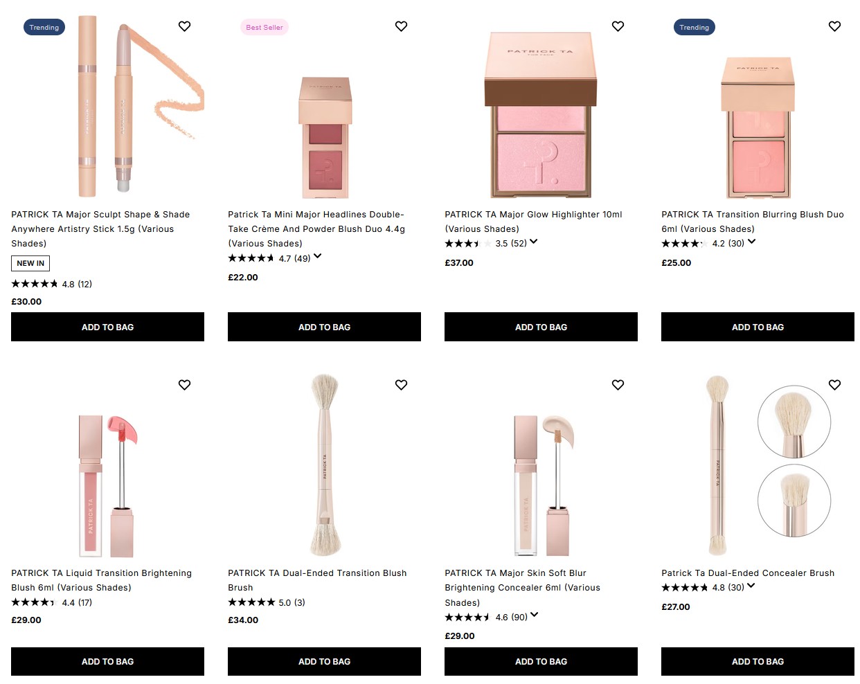 20% off PATRICK TA at Cult Beauty 20% off PATRICK TA at Cult Beauty