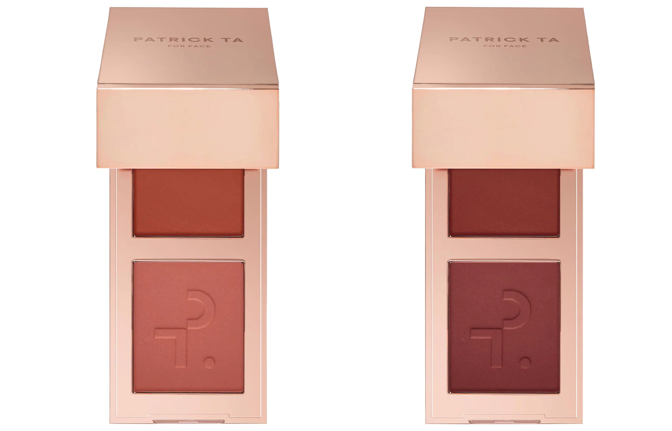 PATRICK TA Mini Major Headlines Double-Take Crème & Powder Blush Duos in She's Blushing and She Knows Who She Is PATRICK TA Mini Major Headlines Double-Take Crème & Powder Blush Duos in She's Blushing and She Knows Who She Is