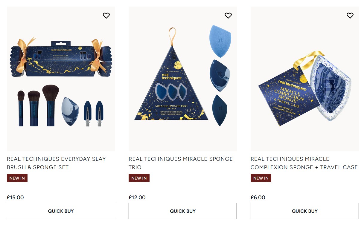 Real Techniques Holiday Gift Sets Real Techniques Holiday Gift Sets