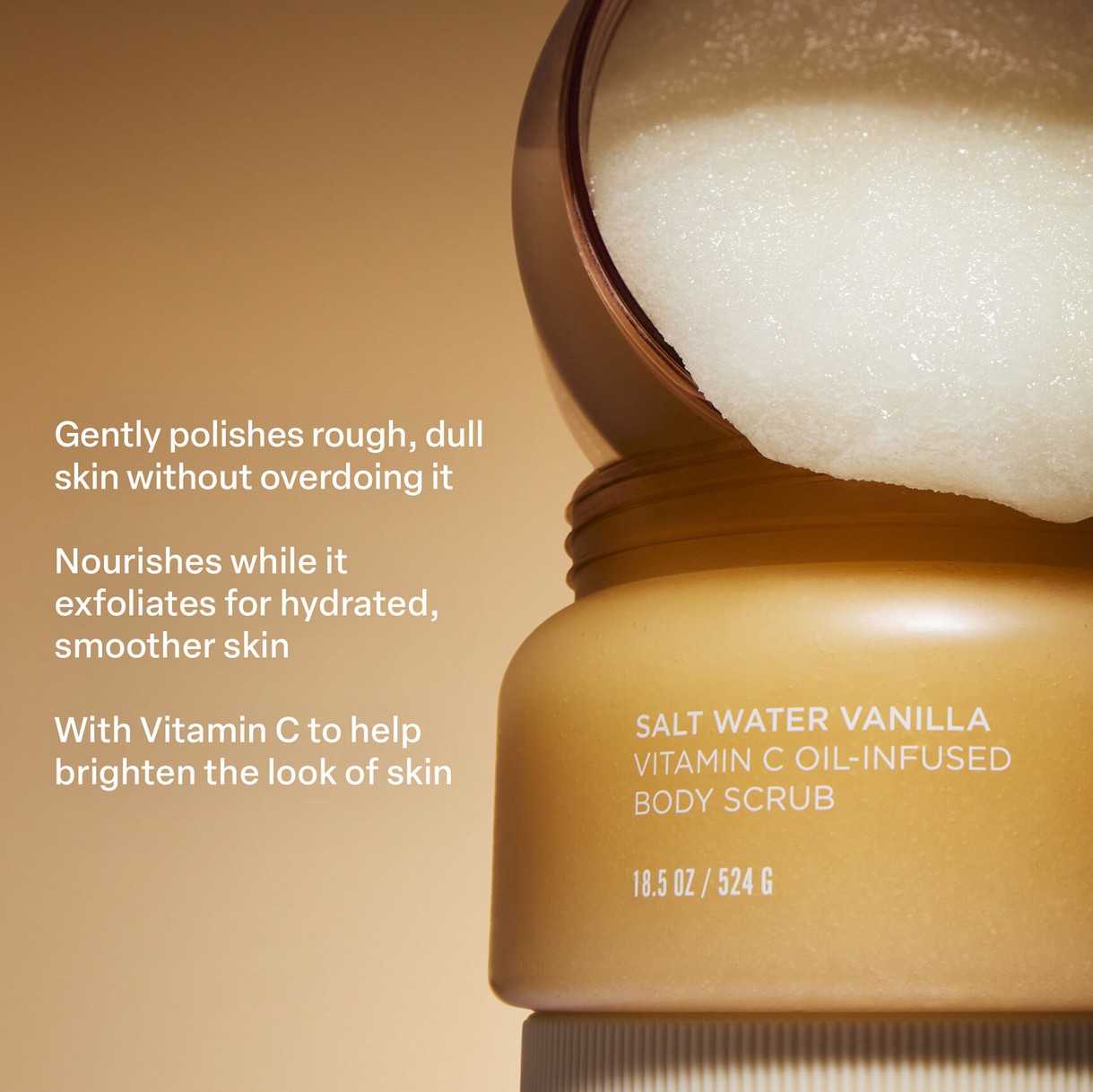 Saltair Salt Water Vanilla Vitamin C Oil-Infused Body Scrub Saltair Salt Water Vanilla Vitamin C Oil-Infused Body Scrub