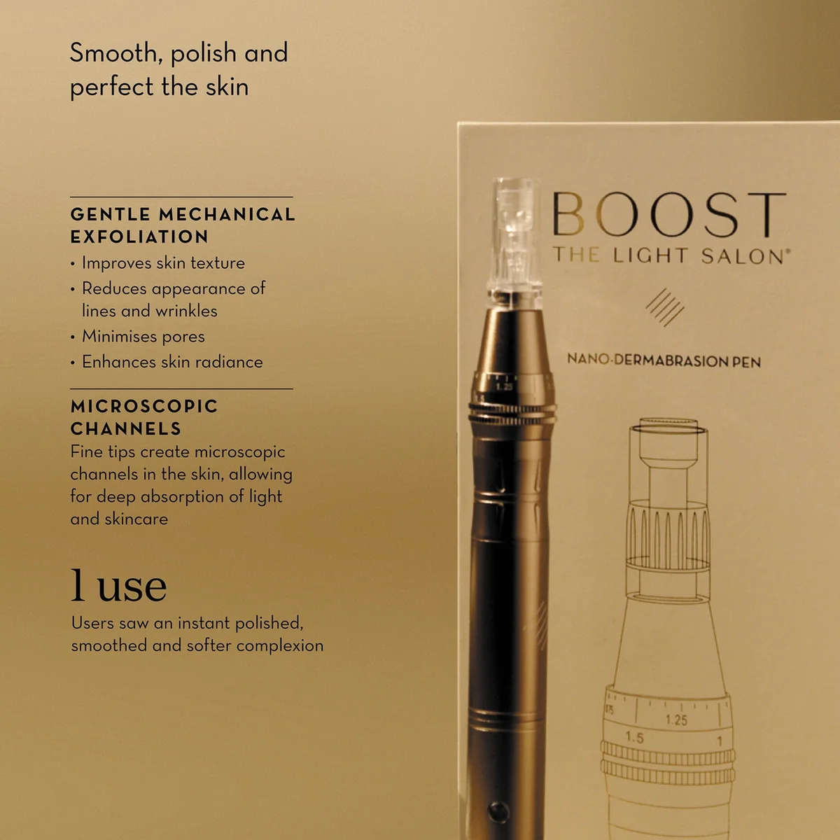 The Light Salon Boost Nano-Dermabrasion & Nano-Infusion Pen The Light Salon Boost Nano-Dermabrasion & Nano-Infusion Pen