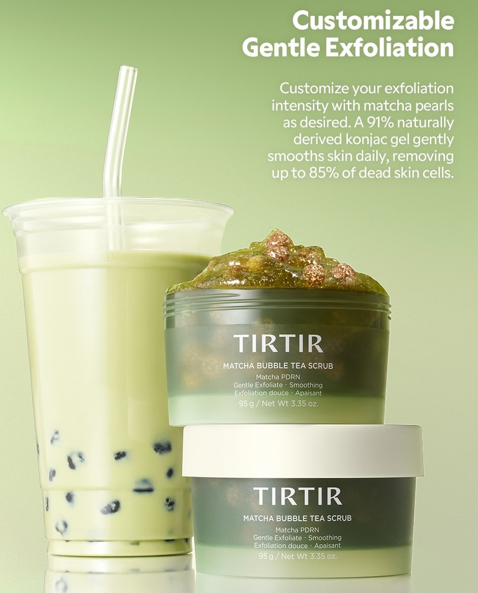 TirTir Matcha Bubble Tea Scrub TirTir Matcha Bubble Tea Scrub