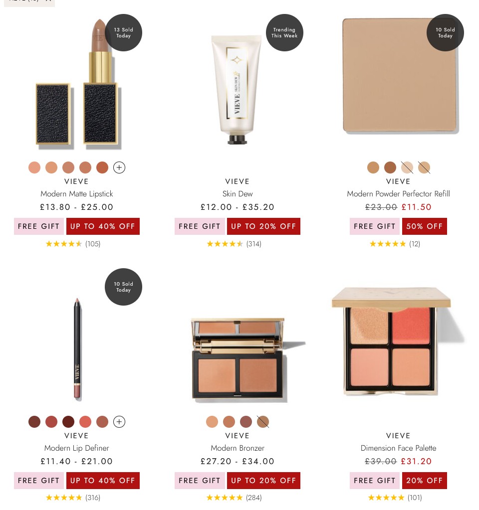 Up to 50% off VIEVE at Space NK Up to 50% off VIEVE at Space NK