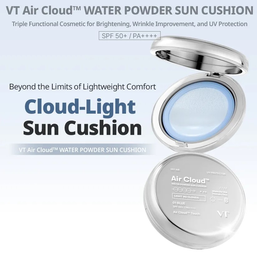 VT Air Cloud Water Powder Sun Cushion VT Air Cloud Water Powder Sun Cushion