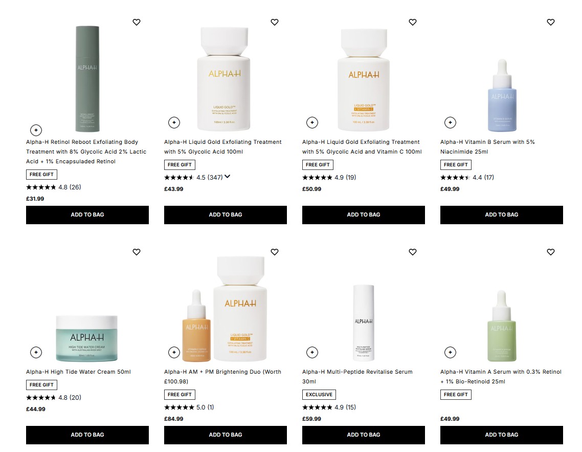 20% off Alpha-H at Cult Beauty 20% off Alpha-H at Cult Beauty