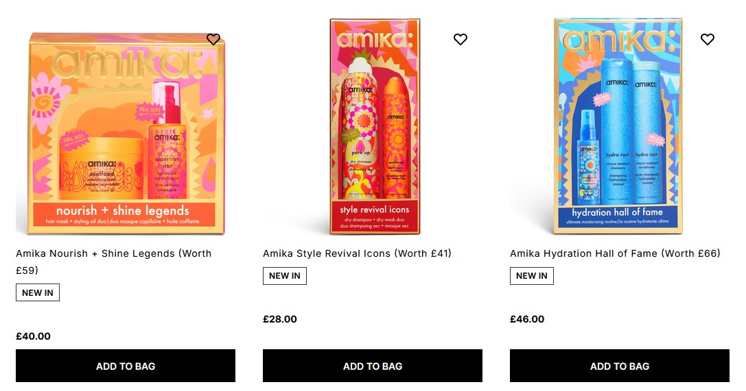 Amika Holiday Gift Sets Amika Holiday Gift Sets
