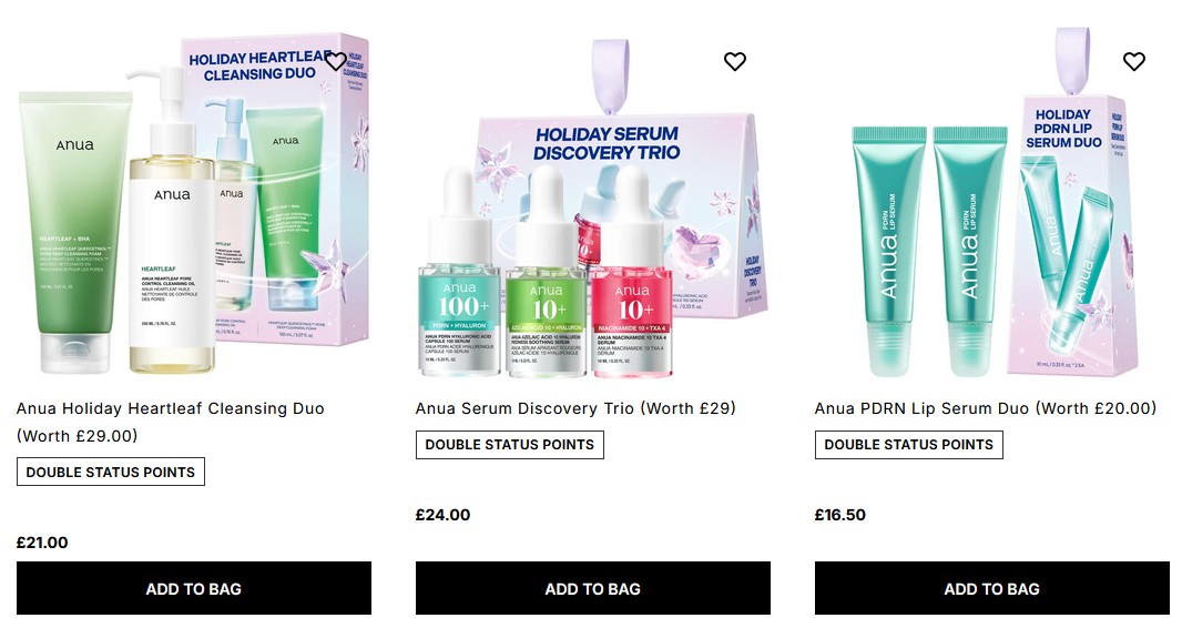Anua Holiday Gift Sets Anua Holiday Gift Sets