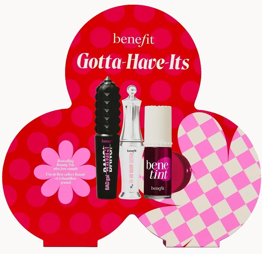 benefit Gotta Have Its Mascara, Brow Gel and Lip & Cheek Tint Best Sellers Gift Set benefit Gotta Have Its Mascara, Brow Gel and Lip & Cheek Tint Best Sellers Gift Set
