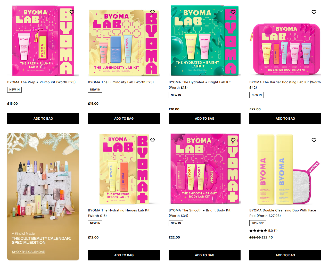 BYOMA Holiday Gift Sets BYOMA Holiday Gift Sets