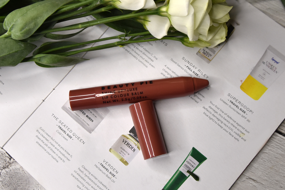 Beauty Pie Shine Up Luxe Lip Colour Balm Stick in Love.Love.Love Beauty Pie Shine Up Luxe Lip Colour Balm Stick in Love.Love.Love