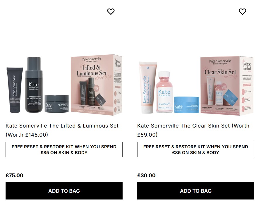 Kate Somerville Holiday Sets 2026 Kate Somerville Holiday Sets 2026