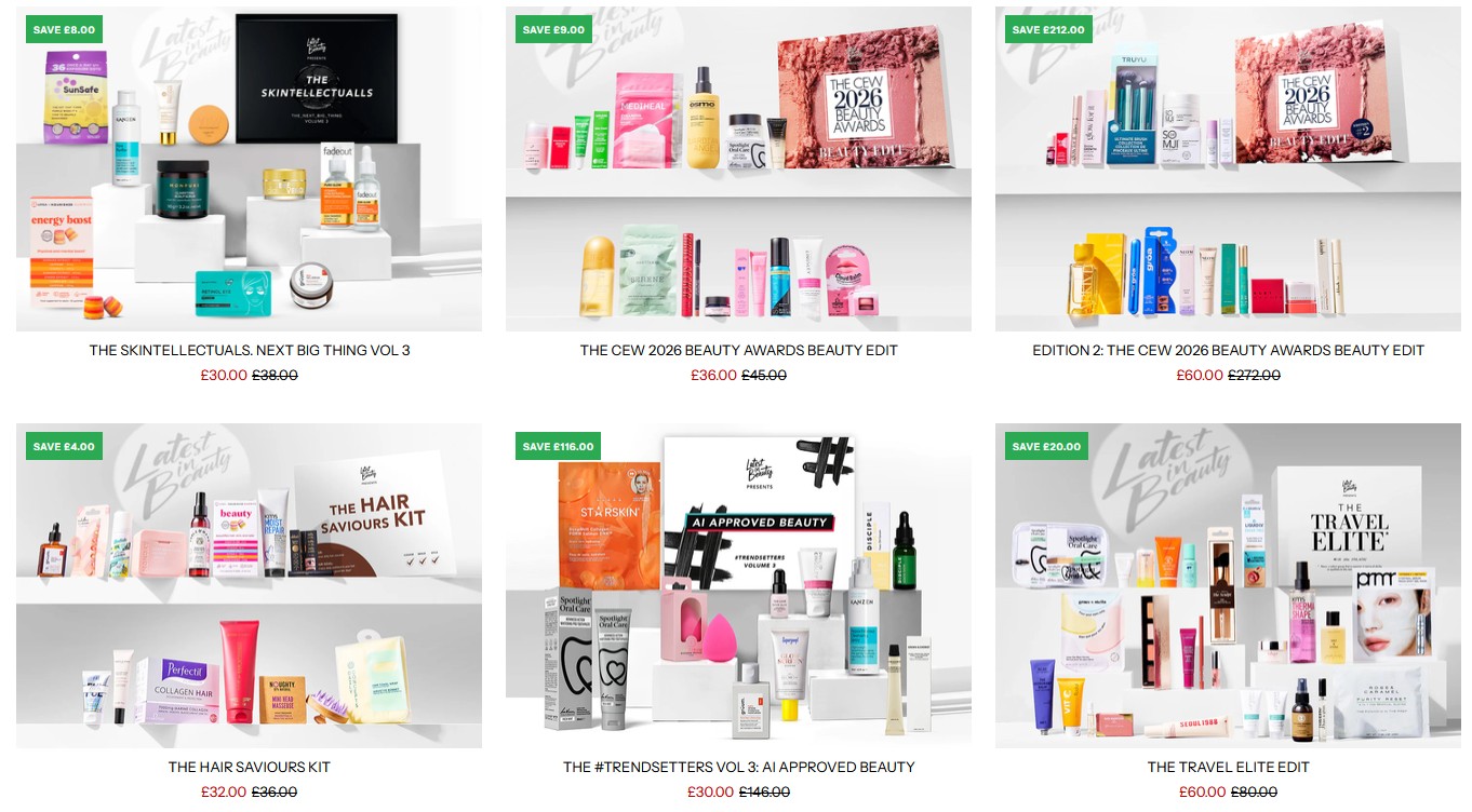 10% off Latest in Beauty Boxes 10% off Latest in Beauty Boxes