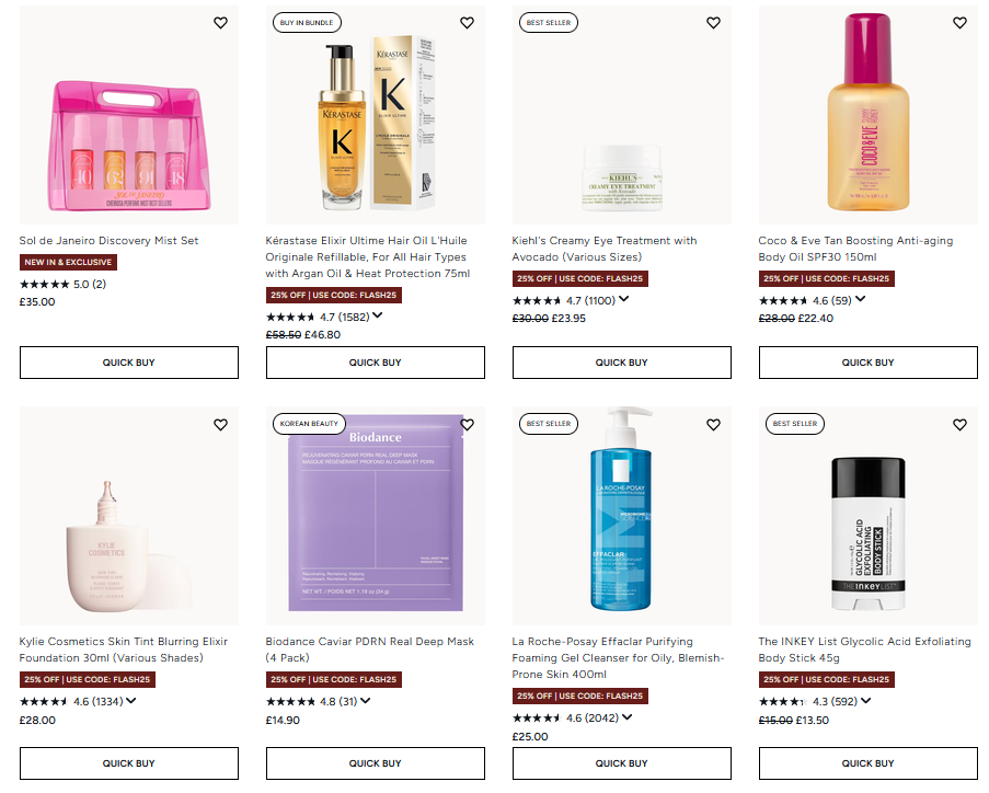 25% off selected Lookfantastic 25% off selected Lookfantastic