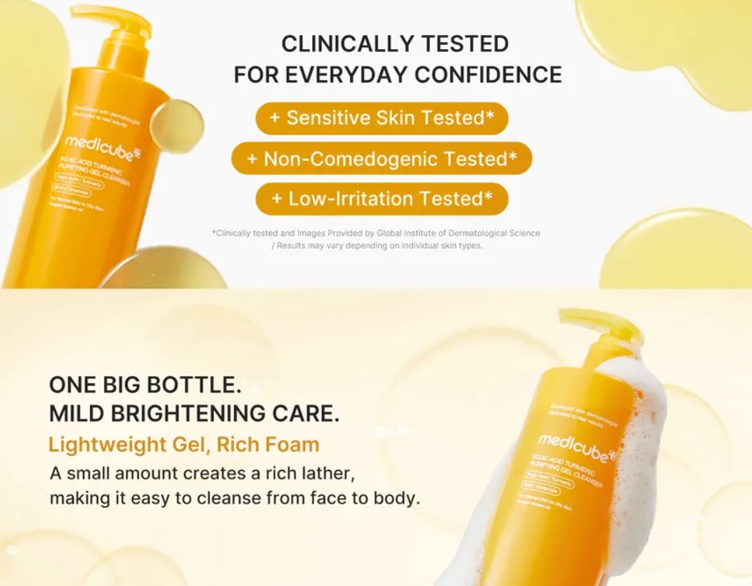 medicube Kojic Acid Turmeric Purifying Gel Cleanser medicube Kojic Acid Turmeric Purifying Gel Cleanser