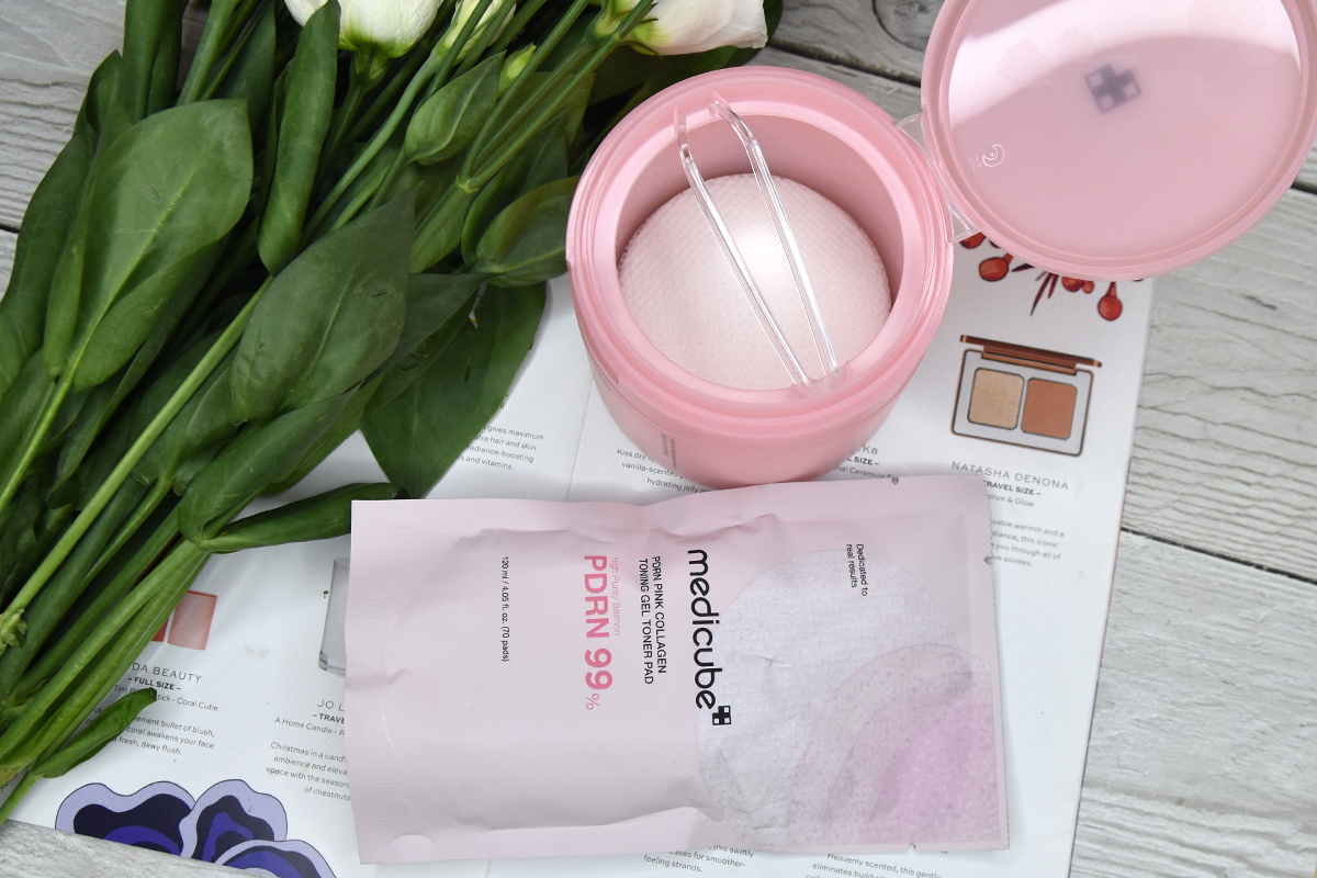 Medicube PDRN Pink Collagen Toning Gel Toner Pad review Medicube PDRN Pink Collagen Toning Gel Toner Pad review