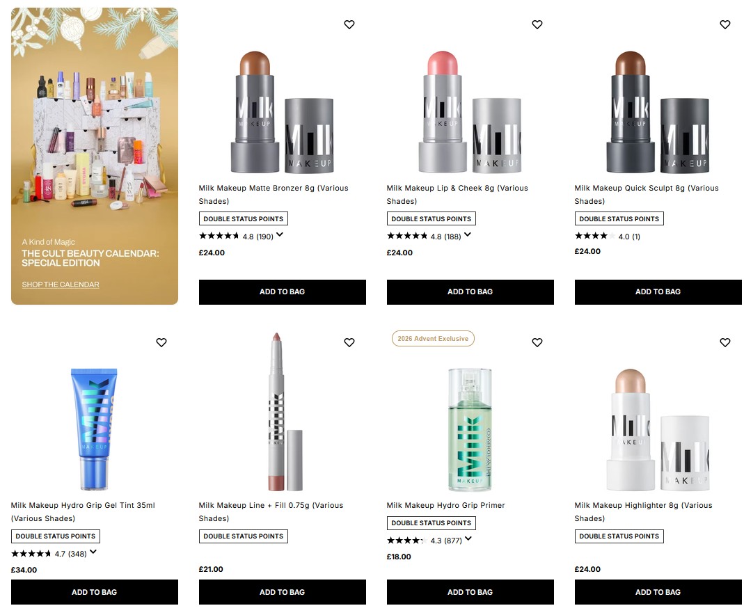 20% off Milk Makeup at Cult Beauty 20% off Milk Makeup at Cult Beauty