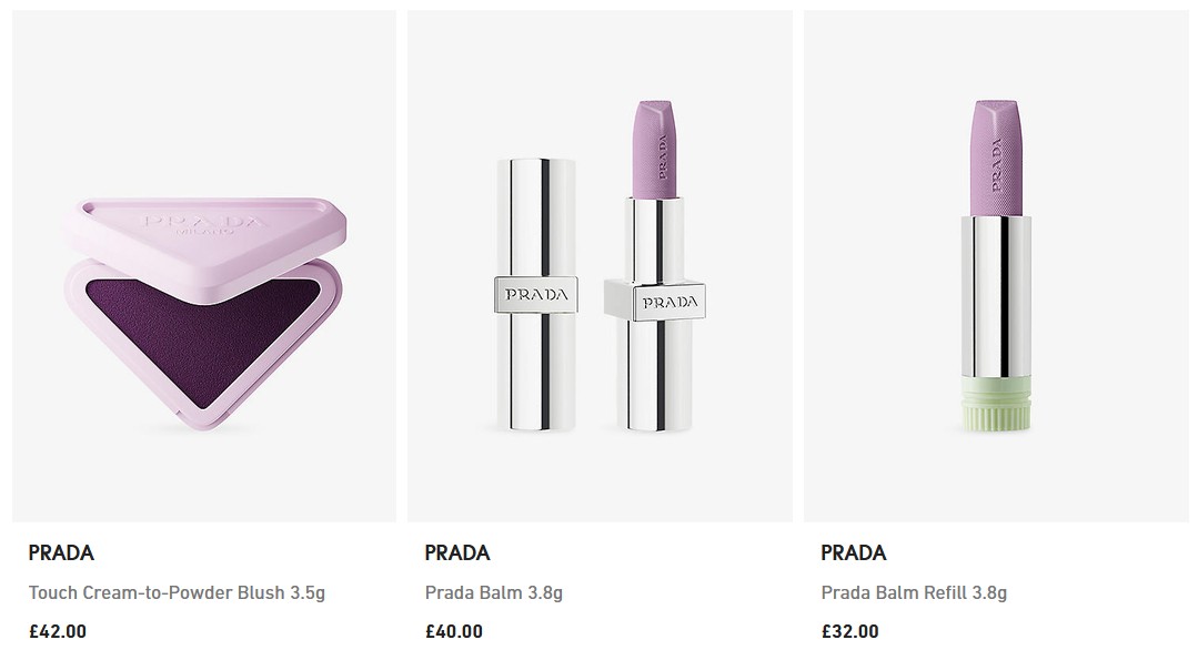 New Prada Makeup Collection at Selfridges New Prada Makeup Collection at Selfridges