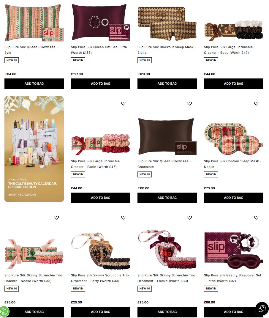 Slip Holiday 2026 Collection at Cult Beauty Slip Holiday 2026 Collection at Cult Beauty