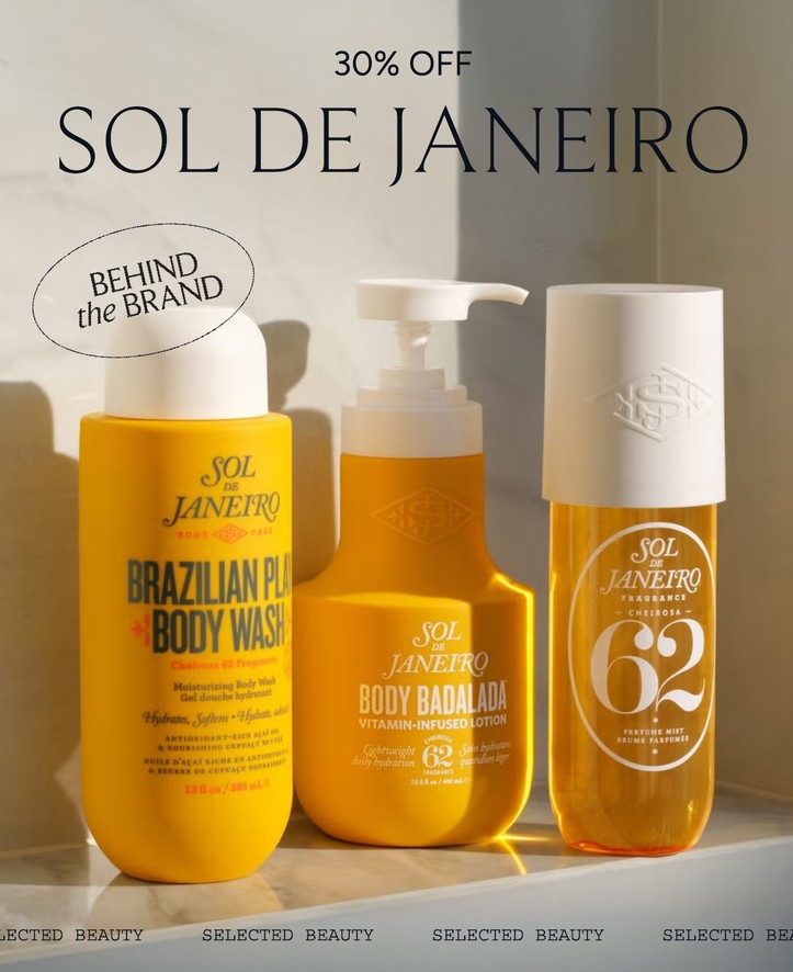 30% off Sol de Janeiro at Loolkfantastic 30% off Sol de Janeiro at Loolkfantastic