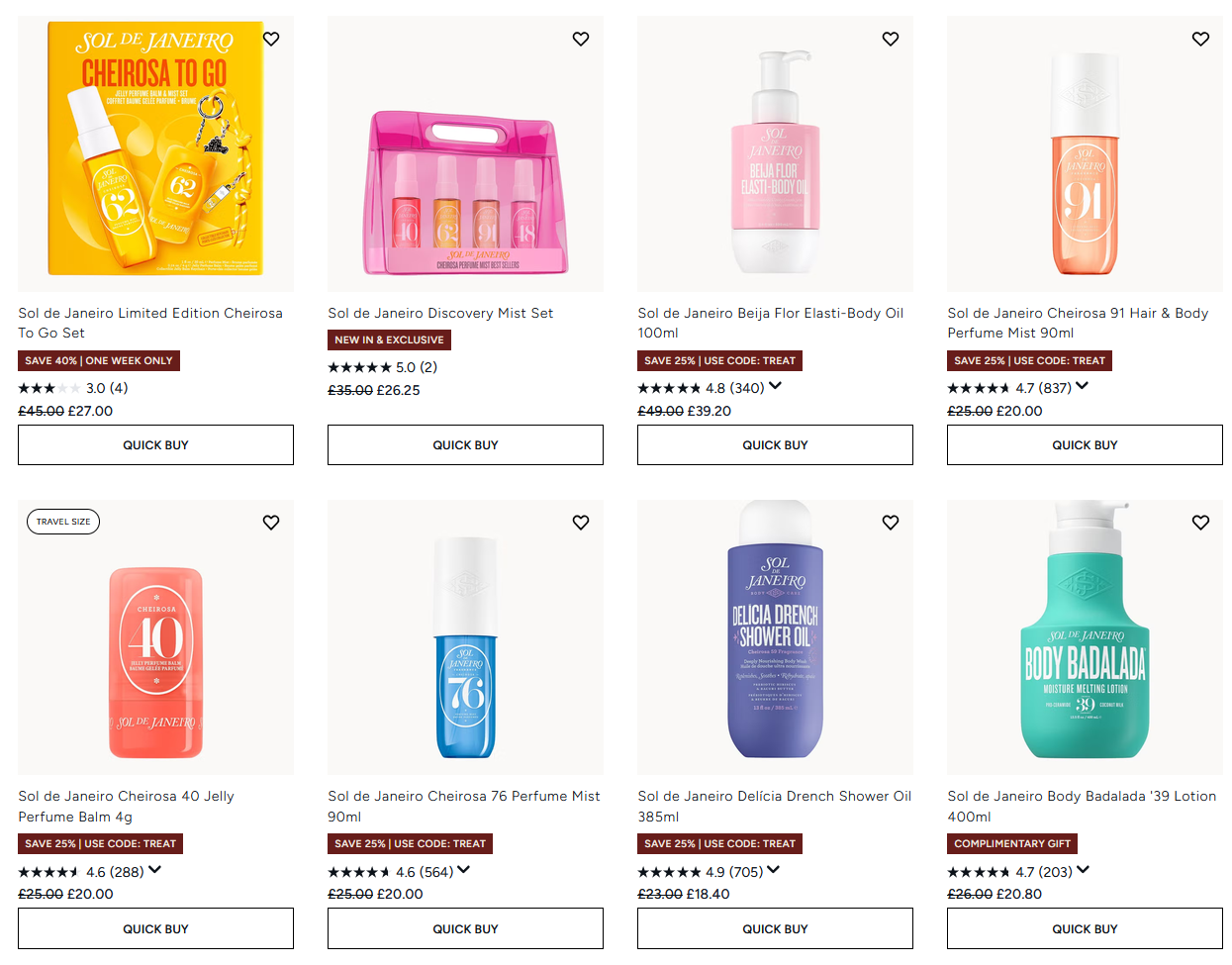 25% off Sol de Janeiro at Lookfantastic 25% off Sol de Janeiro at Lookfantastic