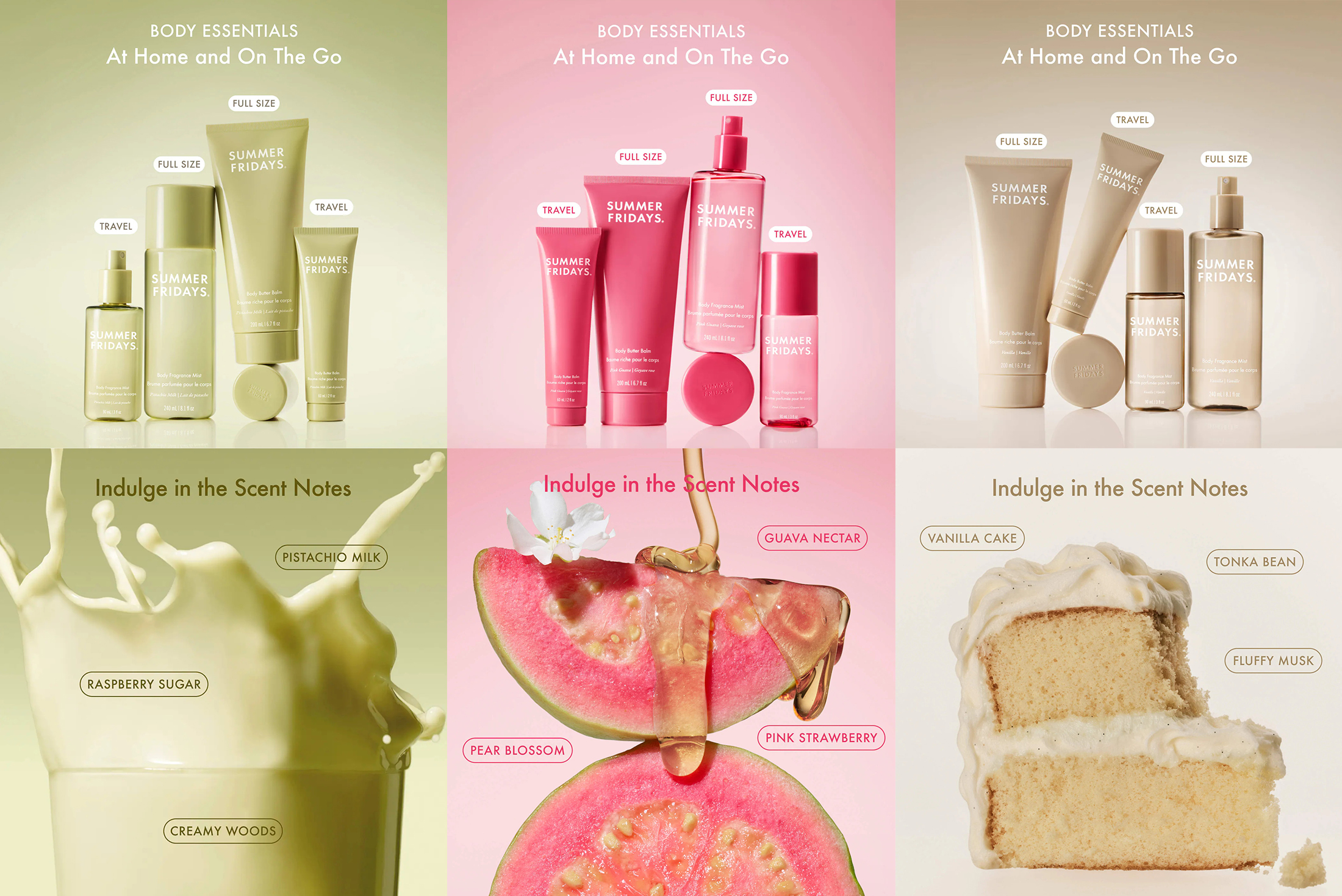 The new Summer Fridays body care collection The new Summer Fridays body care collection