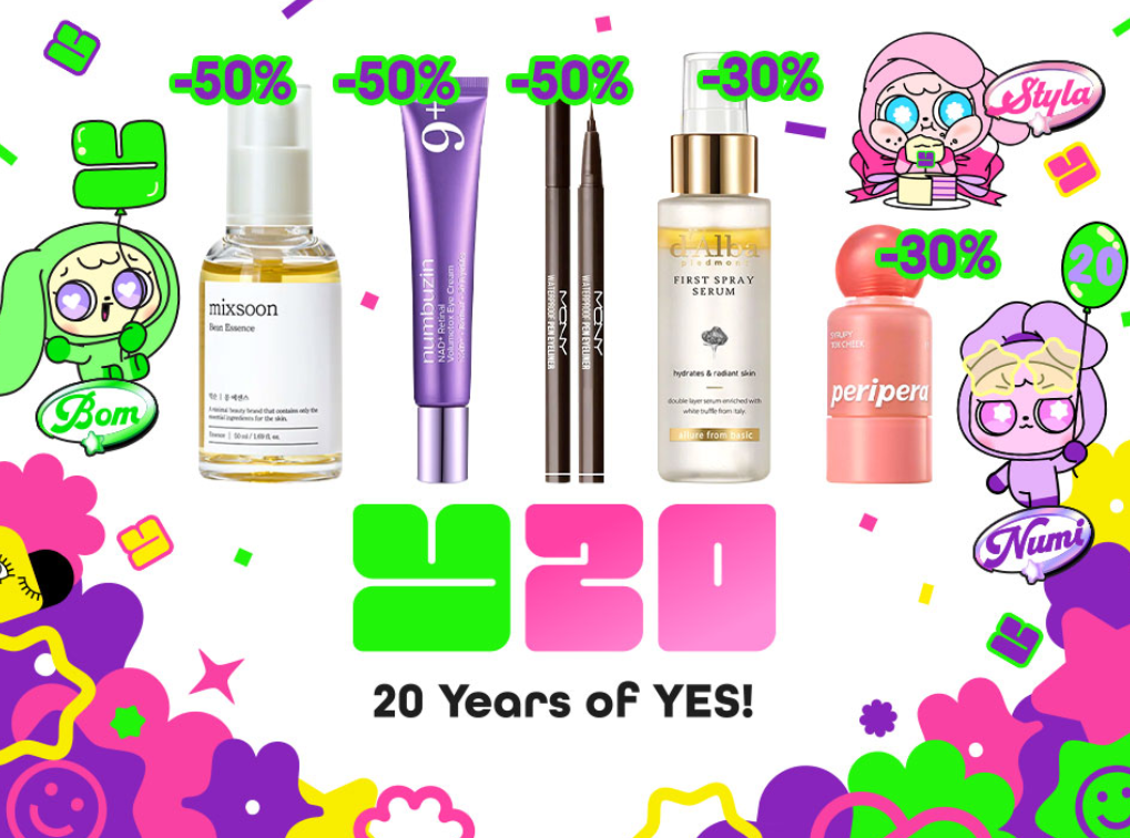 Up to 50% off Sale at Yesstyle Up to 50% off Sale at Yesstyle