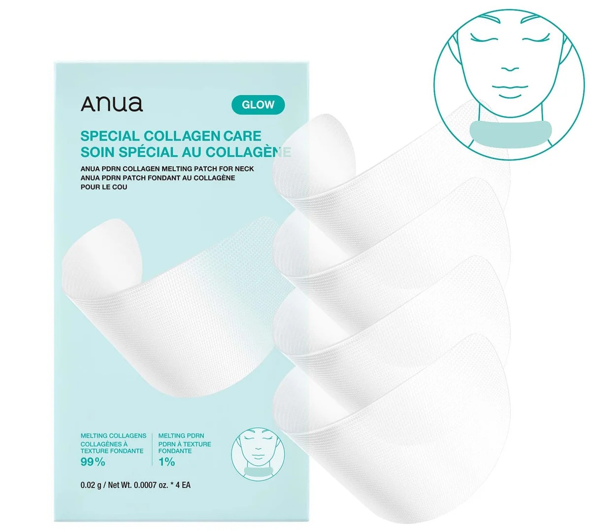 Anua PDRN Collagen Melting Patch For Neck Anua PDRN Collagen Melting Patch For Neck