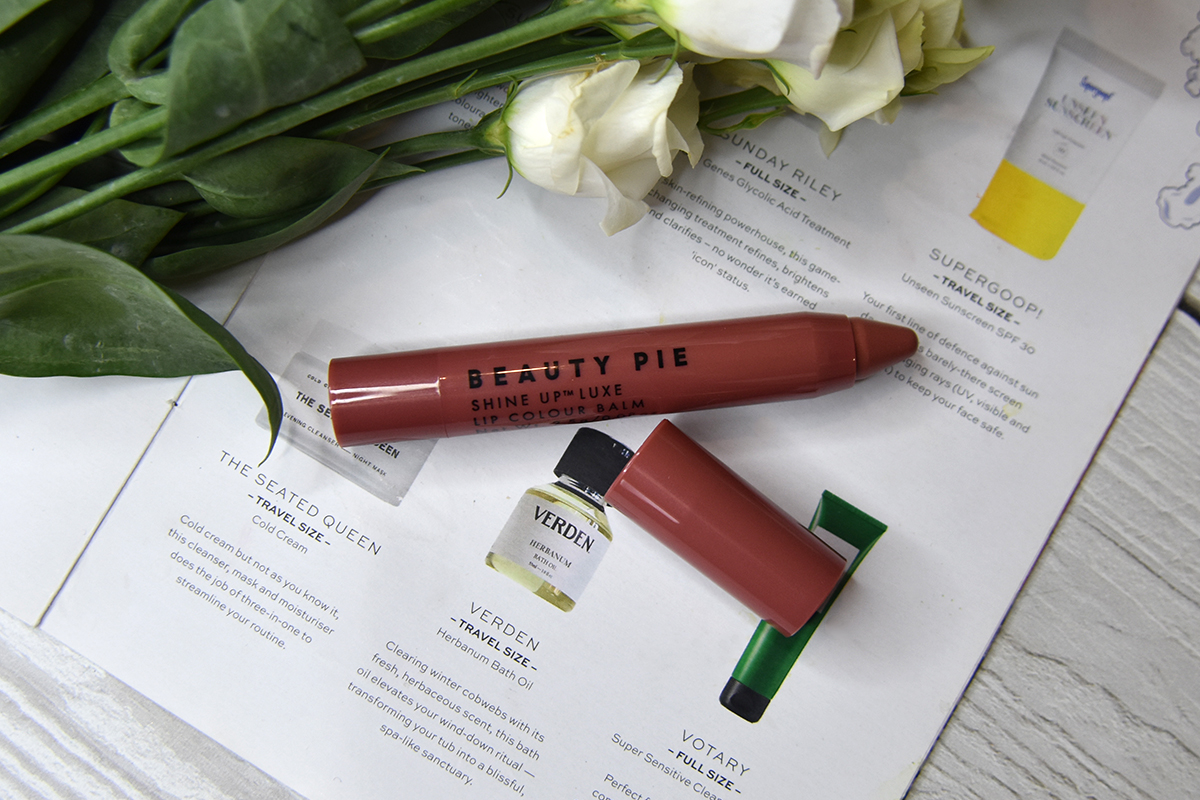 Beauty Pie Shine Up Luxe Lip Colour Balm Stick in Baby Bare Beauty Pie Shine Up Luxe Lip Colour Balm Stick in Baby Bare