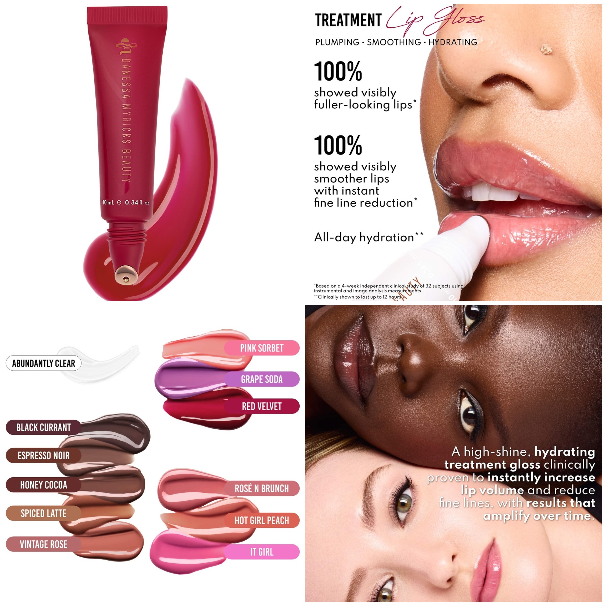 Danessa Myricks Beauty Glosswork 4D Ultra Shine Plumping Gloss Danessa Myricks Beauty Glosswork 4D Ultra Shine Plumping Gloss