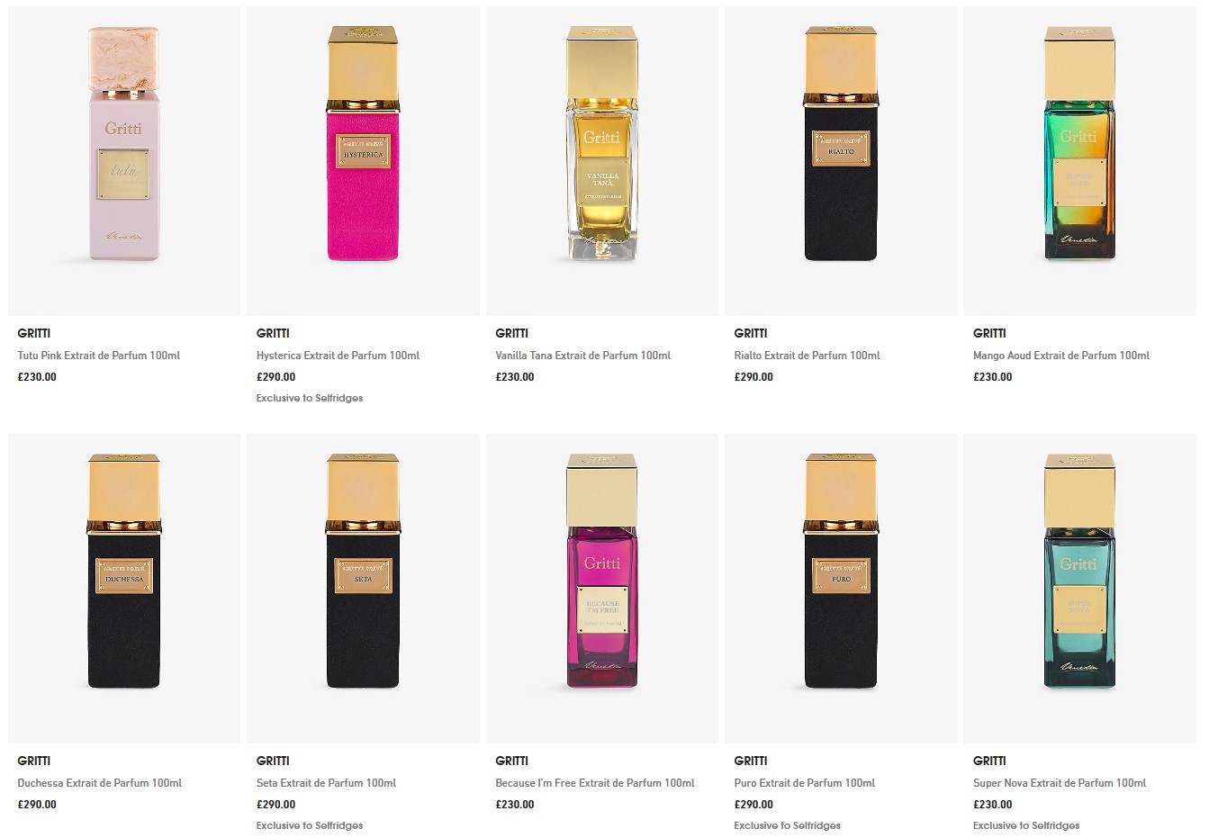 GRITTI has landed at Selfridges GRITTI has landed at Selfridges